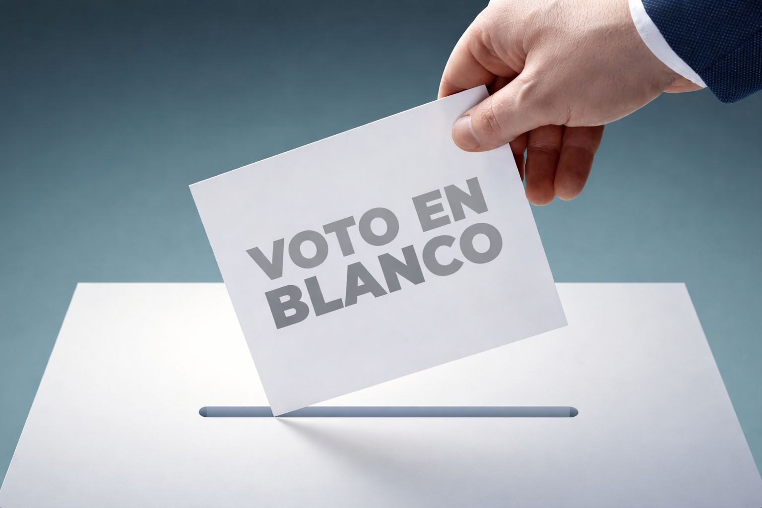 El voto en BLANCO como mecanismo de protesta contra la corrupción